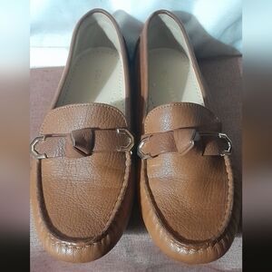 Cole Haan Tan Leather Loafers